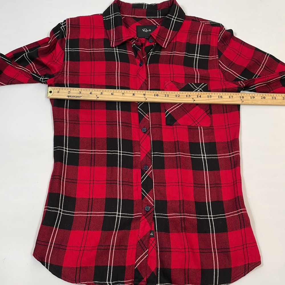 Rails Top Blouse S Casual Button-Down Long Sleeve… - image 5